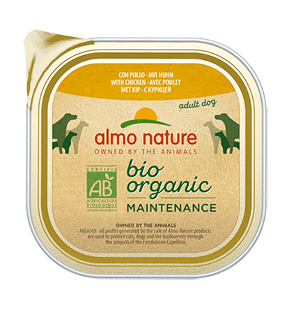 Almo Nature Dog  Bio Organic with Chicken and Vegetables 300gr