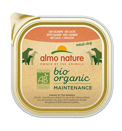 Almo Nature Dog  Bio Organic with Salmon 300gr
