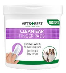 VB Ear Clean Finger Wipes 50 pack