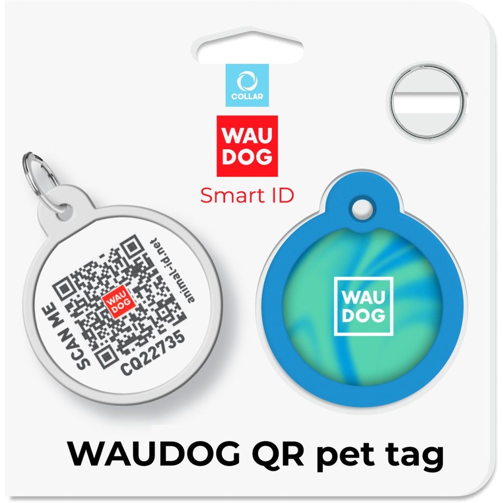 Smart ID pet tag with QR passport