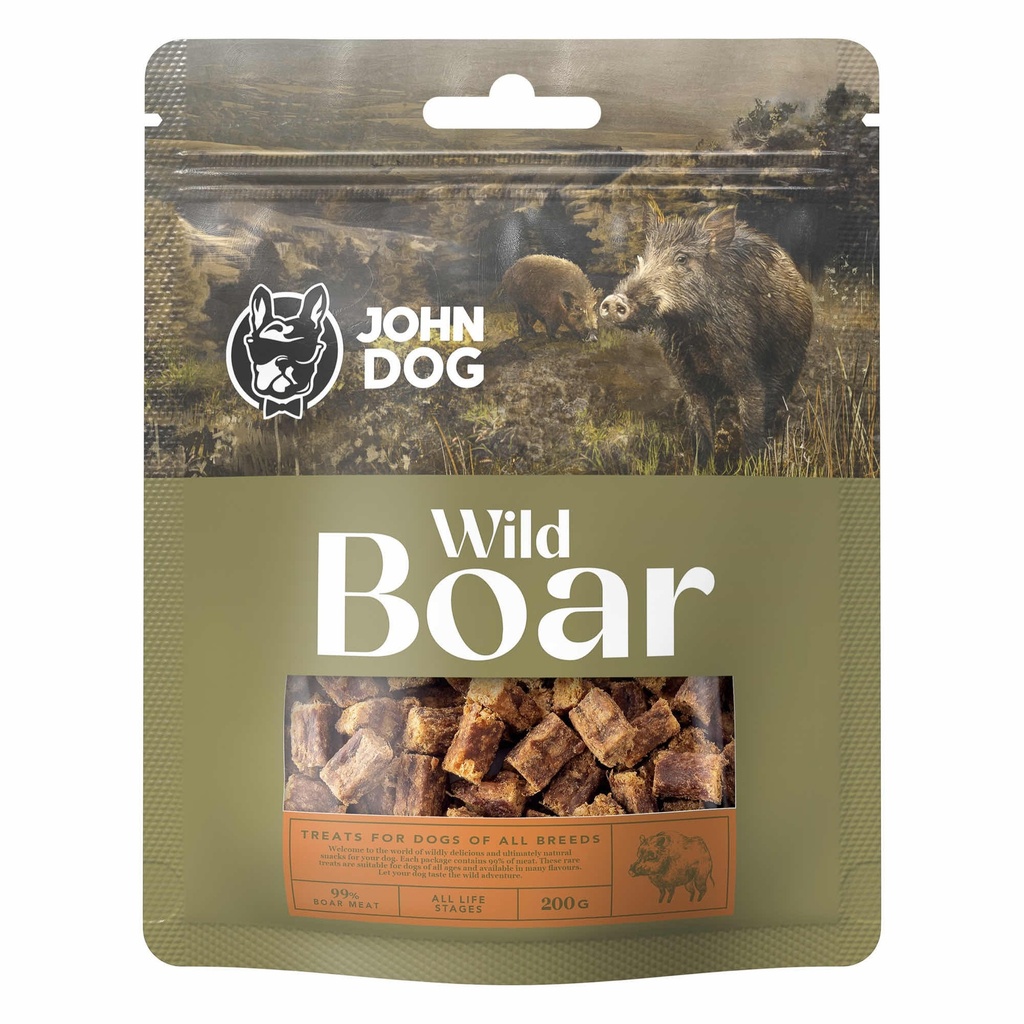 Training treats Wild Boar JOHN DOG  200g
