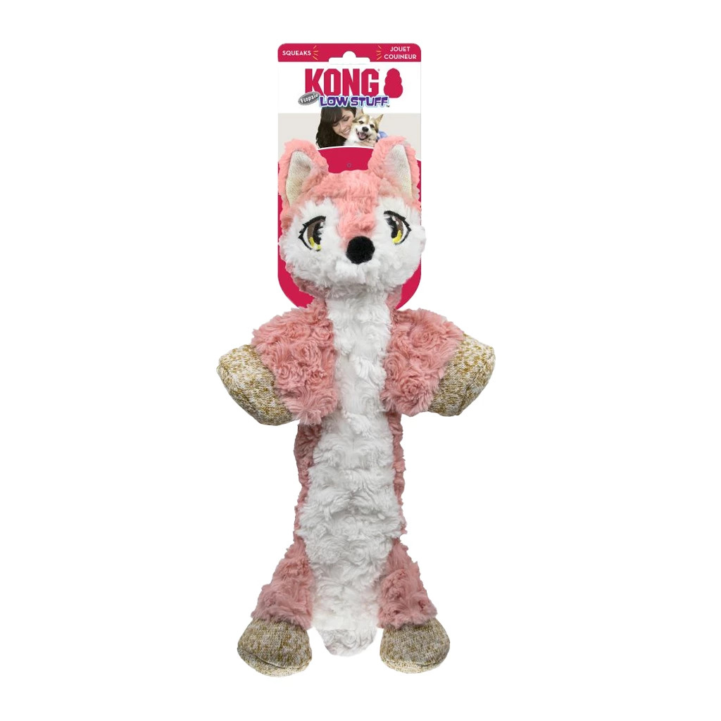 KONG Low Stuff Flopzie Fox Md