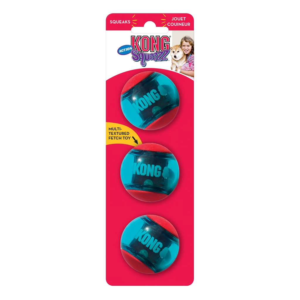 KONG Squeezz Action Red Medium