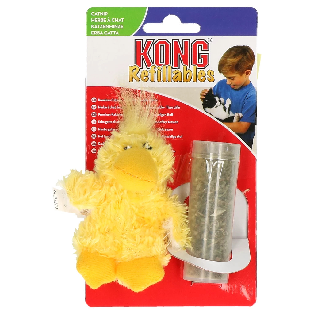 KONG Cat Refillable Catnip Duck