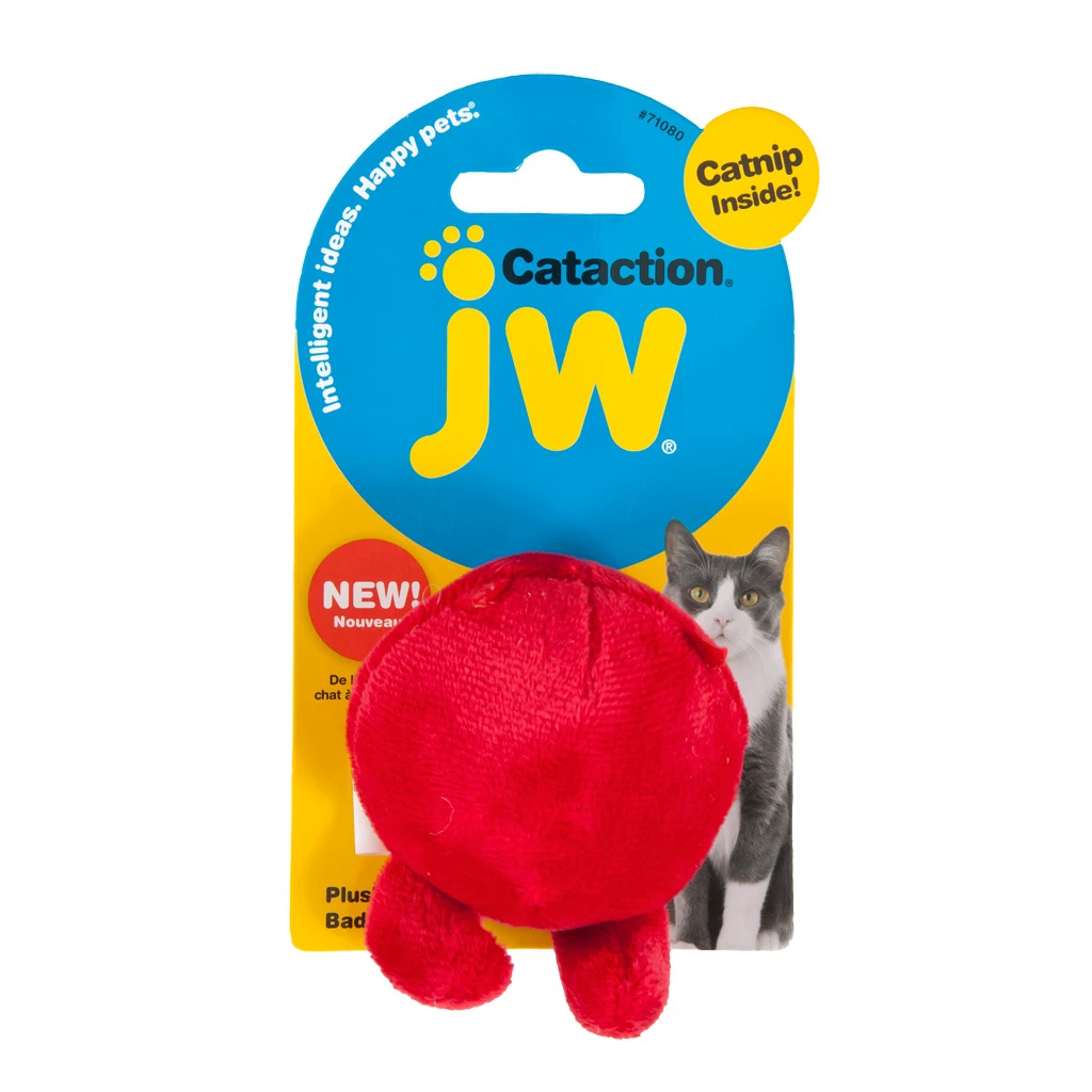 JW Plush Bad Cuz Ball with Catnip
