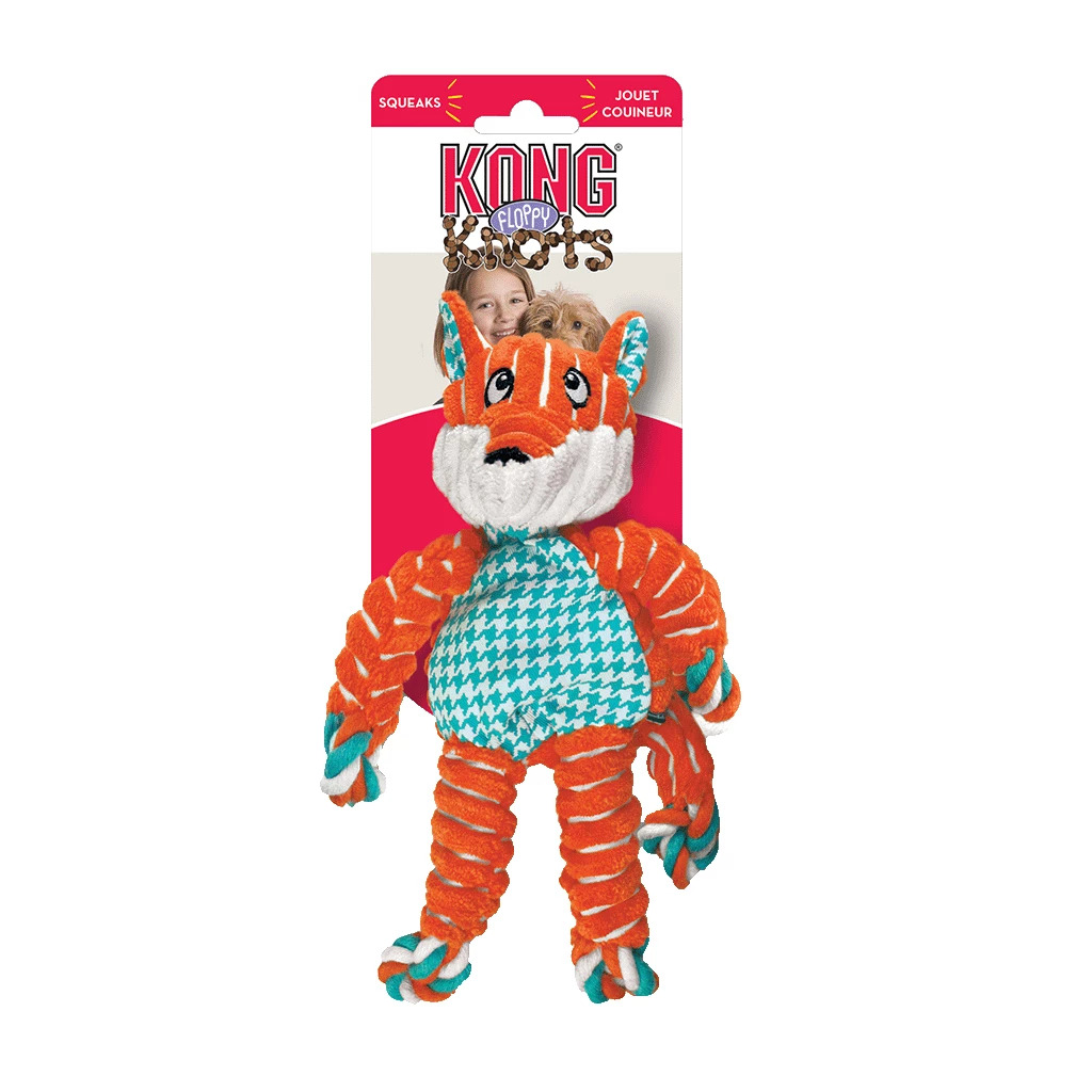 KONG Floppy Knots Fox Small/Medium