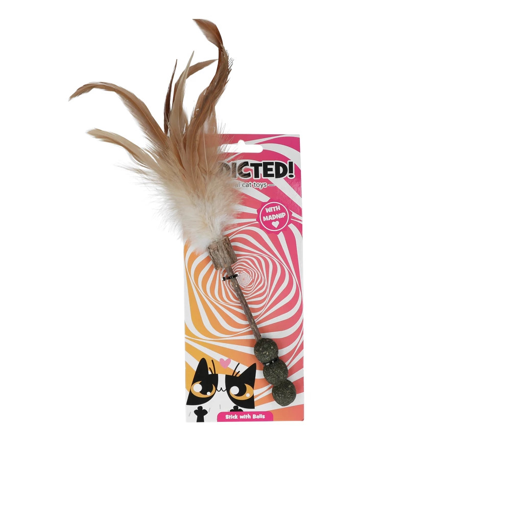 Stick with balls/feathers -ADDICTED Cat-