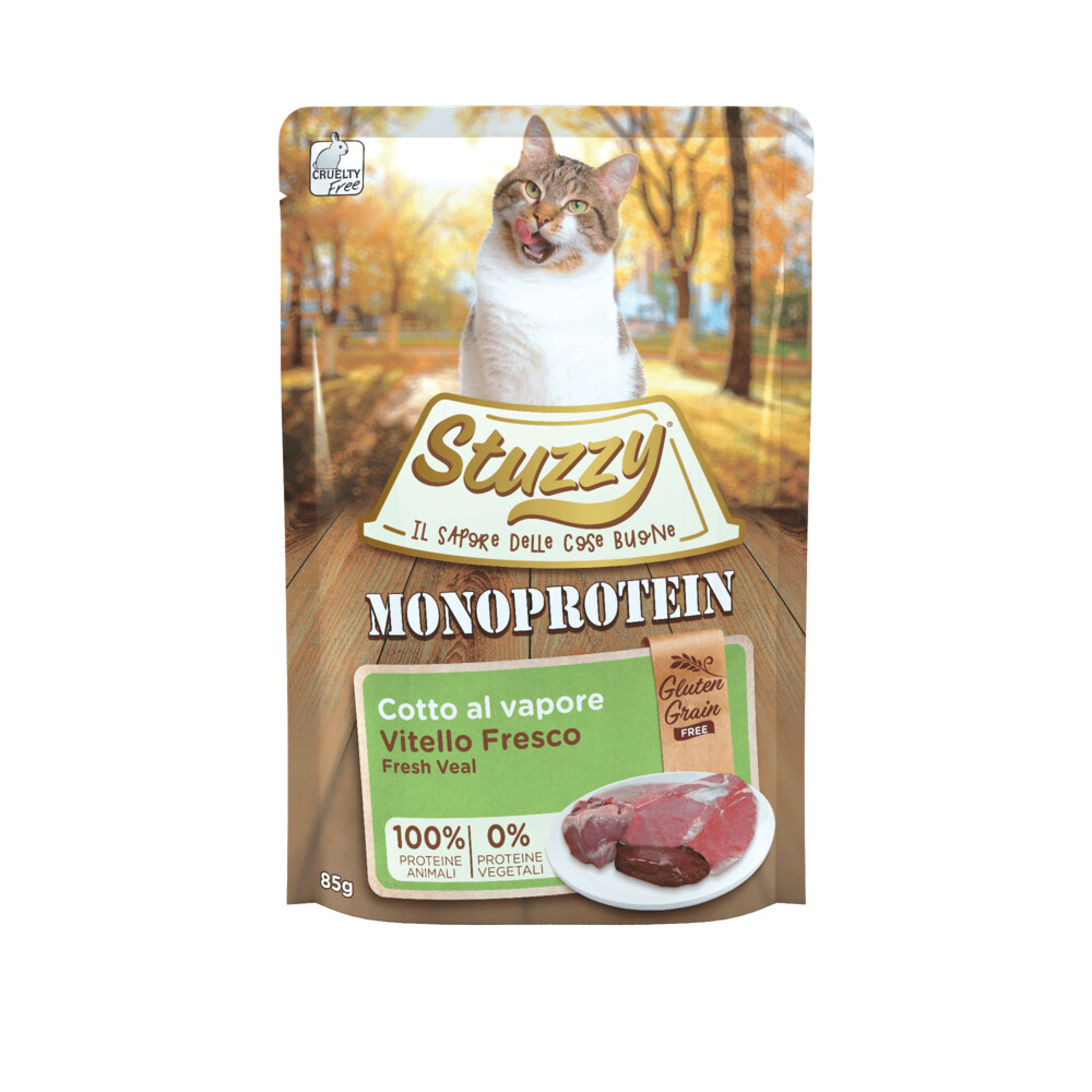Stuzzy Cat Monoprotein Calf 85g
