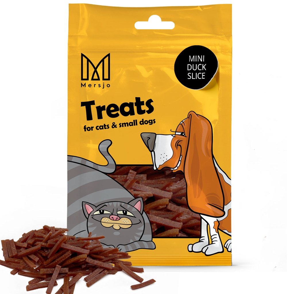 Mini duck slice 50g (cats&small dogs)