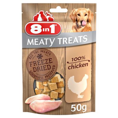 8in1 meaty treats chicken 50gr