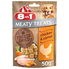 8in1 meaty treats chicken/carrot 50gr