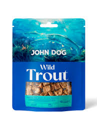 John Dog Wild Fish Cubes Trout/Silungur (70% cod,30%trout)