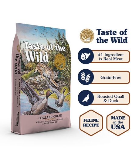Taste of the Wild(fyrir kattir) with roasted quail & roasted duck