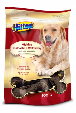 HILTON soft beef sausages (90%)