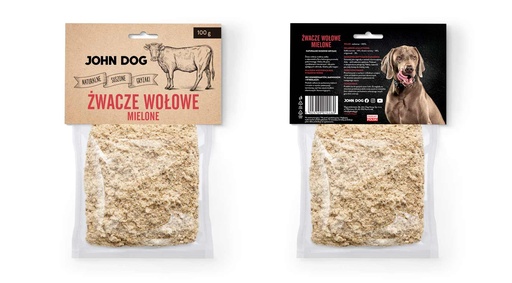 John Dog ground beef stomach
