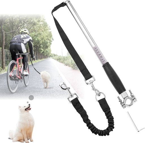 SEERWAY Dog Bike Leash