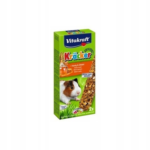 Vitakraft Kracker Guinea Pig Treat Sticks Honey& Spelt(2-Pack)