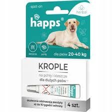 HAPPS FLEA and TICK herbal drops for large dogs(20-40kg)