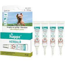 HAPPS FLEA and TICK herbal drops for small dogs(5-10kg)