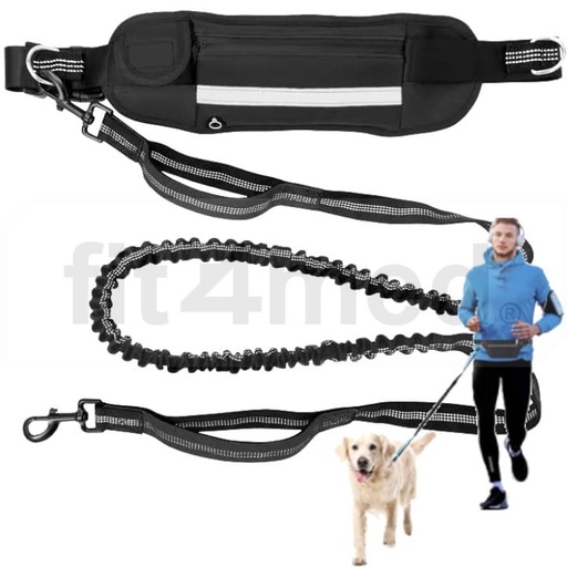 Skokktaumur Large hundar/Running leash with belt