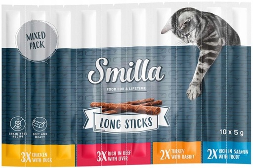 Cat long sticks 10x5g mix
