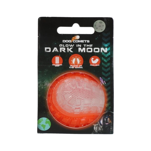 [(COME017A)] Dog Comets Glow in the Dark Moon Orange S