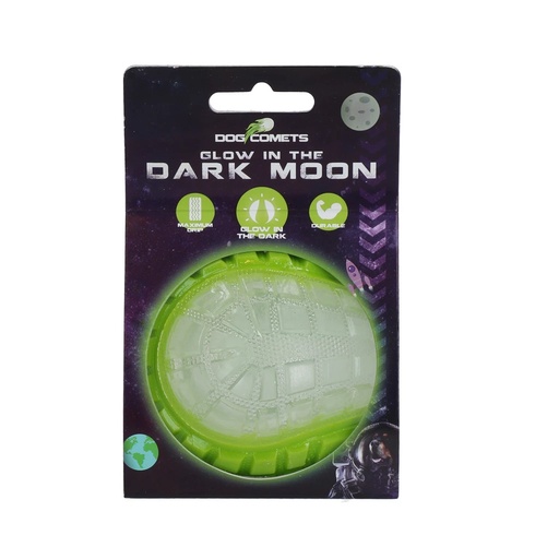 [(COME017C)] Dog Comets Glow in the Dark Moon Green S