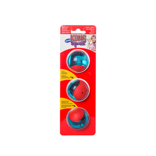 [(KONGPSA33E)] KONG Squeezz Action Red Small