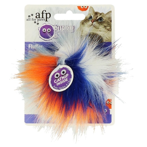 [(AFPK02803)] AFP Furry Fluffy Ball Orange