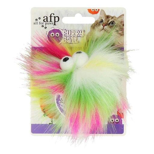 [(AFPK02805)] AFP Furry Fluffy Ball Yellow
