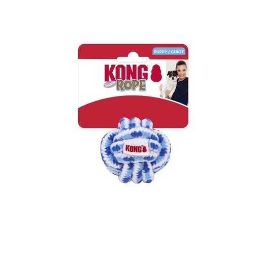 [(KONGRRP11E)] KONG Rope Ball Puppy Assorted