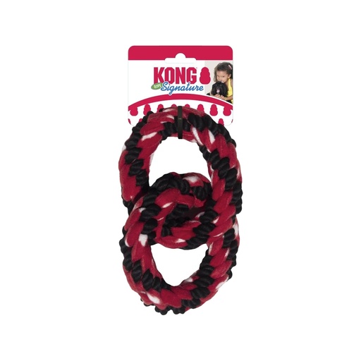 [(KONGSKT11E)] KONG Signature Rope Double Ring Tug