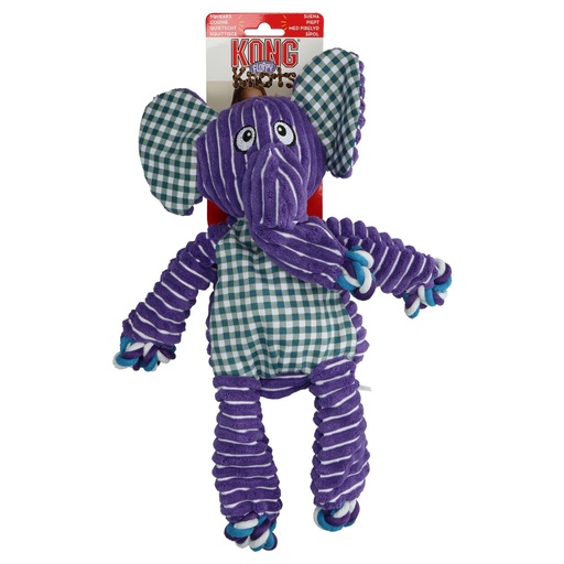 [(KONGNKF11E)] KONG Floppy Knots Elephant Medium/Large