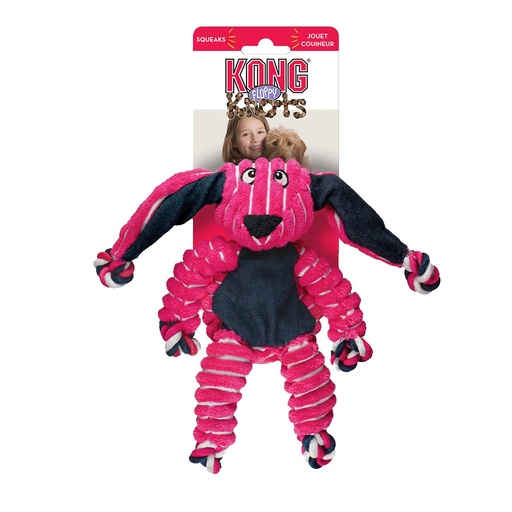 [(KONGNKF33E)] KONG Floppy Knots Bunny Small/Medium