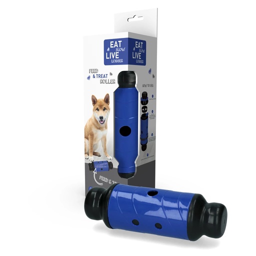 [(EATS045)] Eat Slow Live Longer Feed and Treat L Blue