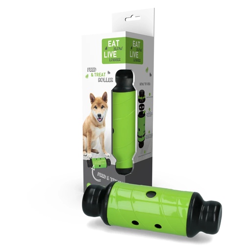 [(EATS043)] Eat Slow Live Longer Feed and Treat L Green