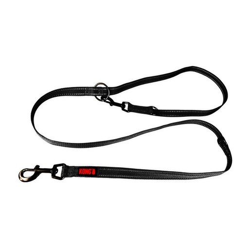 [(KONGALLGBK)] Adjustable leash  L Black KONG