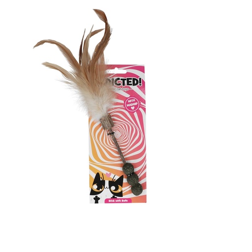 [(ADDI017)] Stick with balls/feathers -ADDICTED Cat-