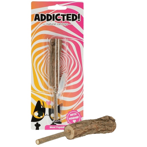 [(ADDI006)] Wood Popsicle -ADDICTED Cat-