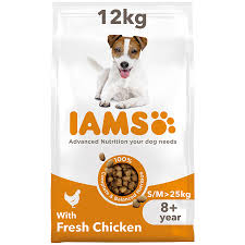 [22535] IAMS Advanced Nutrition Small/Medium Breed Senior Dog Food (Fresh Chicken) 12kg
