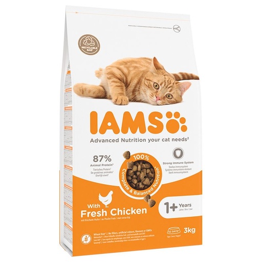 [22542] IAMS cat adult chicken 3kg