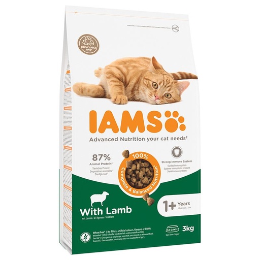 [22547] IAMS cat adult lamb 3kg