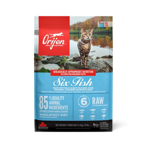 ORIJEN - 6 Fish Cat - 5,4kg
