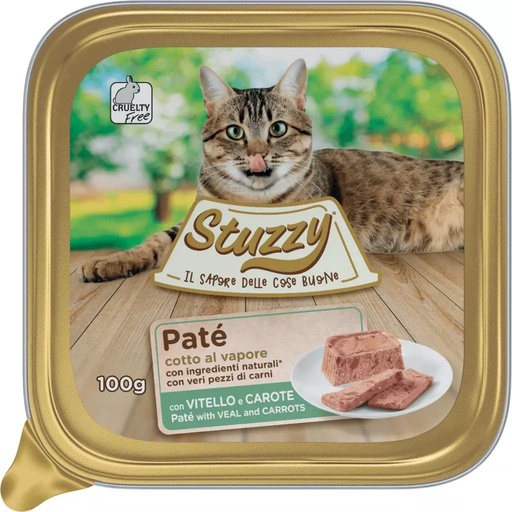 [32462] Stuzzy Cat Pate veal carrot 100g