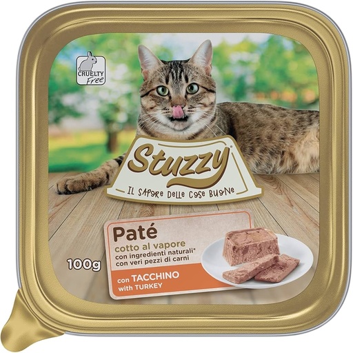 [32461] Stuzzy Cat Pate Turkey 100g