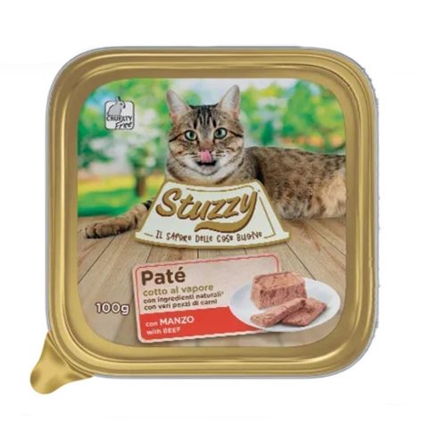 Stuzzy Cat Pate Beef 100g