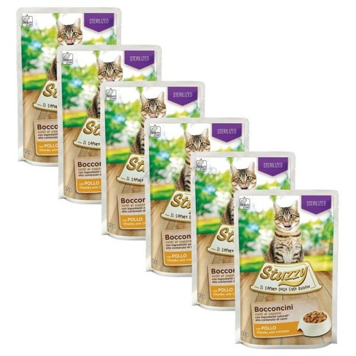 [30510] Stuzzy Kat Chunks Sterilized turkey 85g