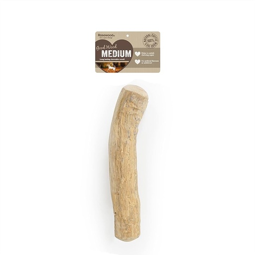 [AN83202] Dog Chew Coffe wood bone 17-18cm