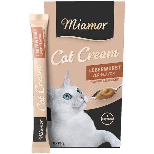 [FI74303] Miamor Snacks Cream lifrapaté 6x15g