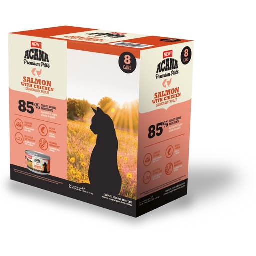 [22212] Acana Cat wf Salmon 8*85g